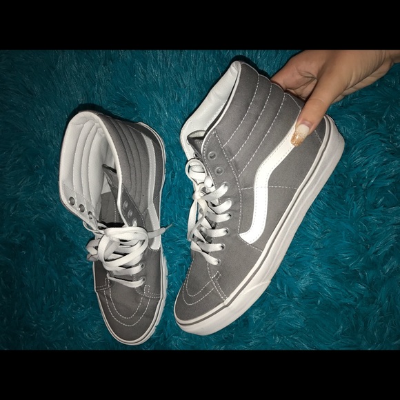 Vans Shoes - Brand new grey high top vans